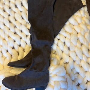 Call It Spring Dark Brown Over-the-Knee Boots